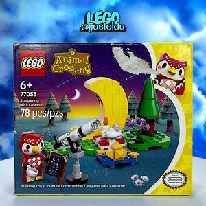 LEGO Animal Crossing Stargazing with Celeste Set 77053 | 78 pcs | Ages 6+